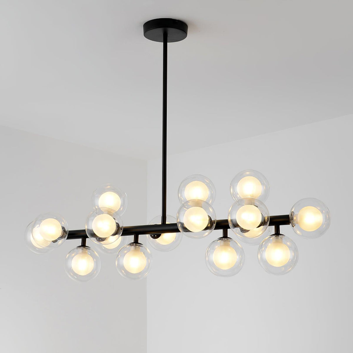 Eiranelle Chandelier Glass and Minimalist