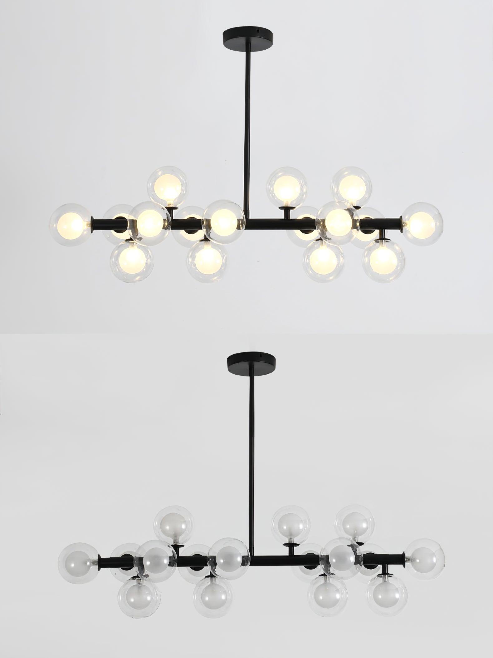 Eiranelle Chandelier Glass and Minimalist