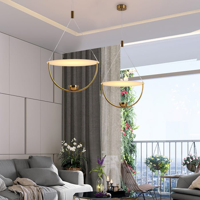 Vecaros Modern Minimalist Disc Pendant Lamp