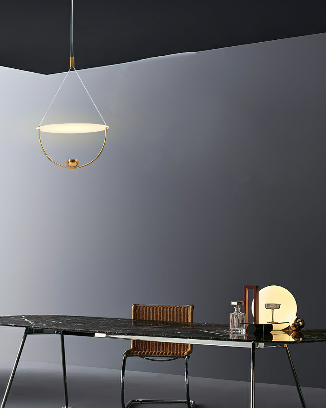 Vecaros Modern Minimalist Disc Pendant Lamp