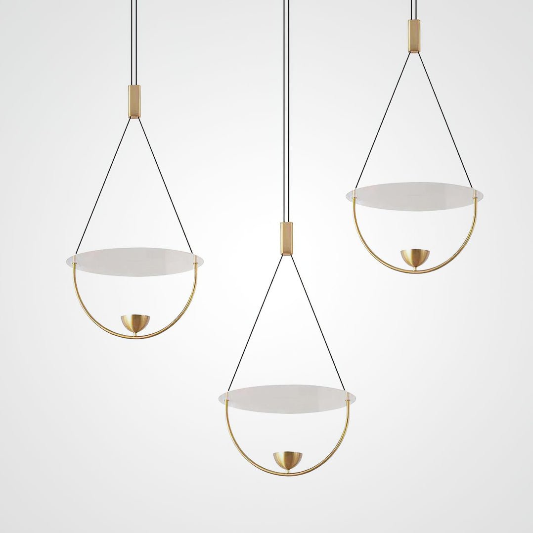 Vecaros Modern Minimalist Disc Pendant Lamp
