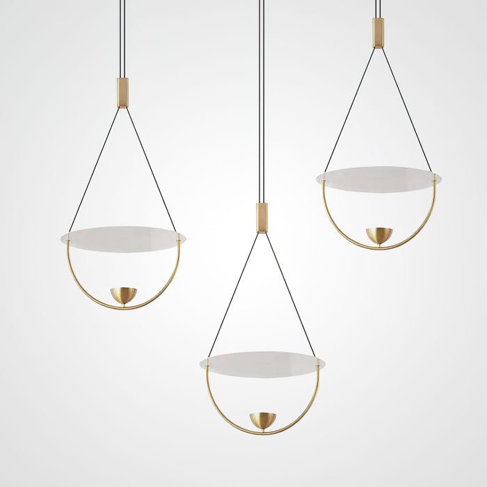 Vecaros Modern Minimalist Disc Pendant Lamp