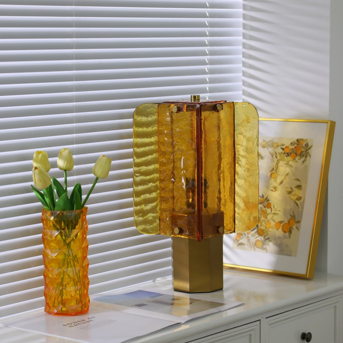 Aurelia Modern Glass Table Lamp