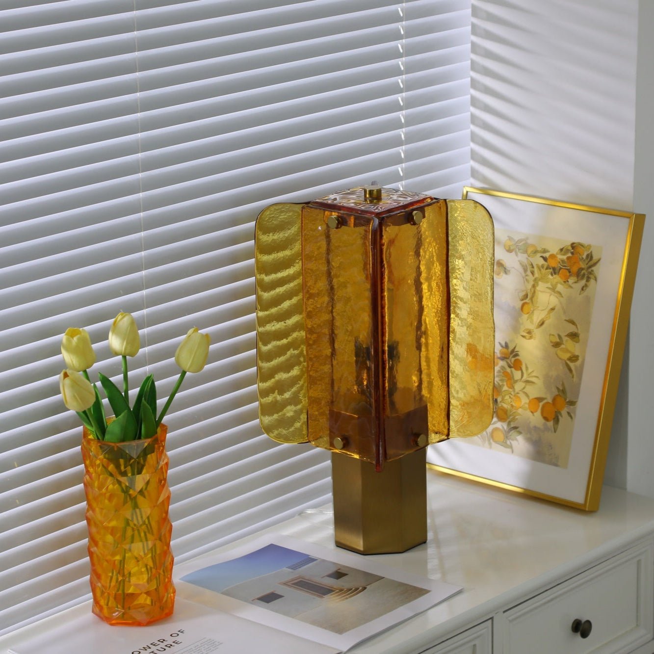 Aurelia Modern Glass Table Lamp