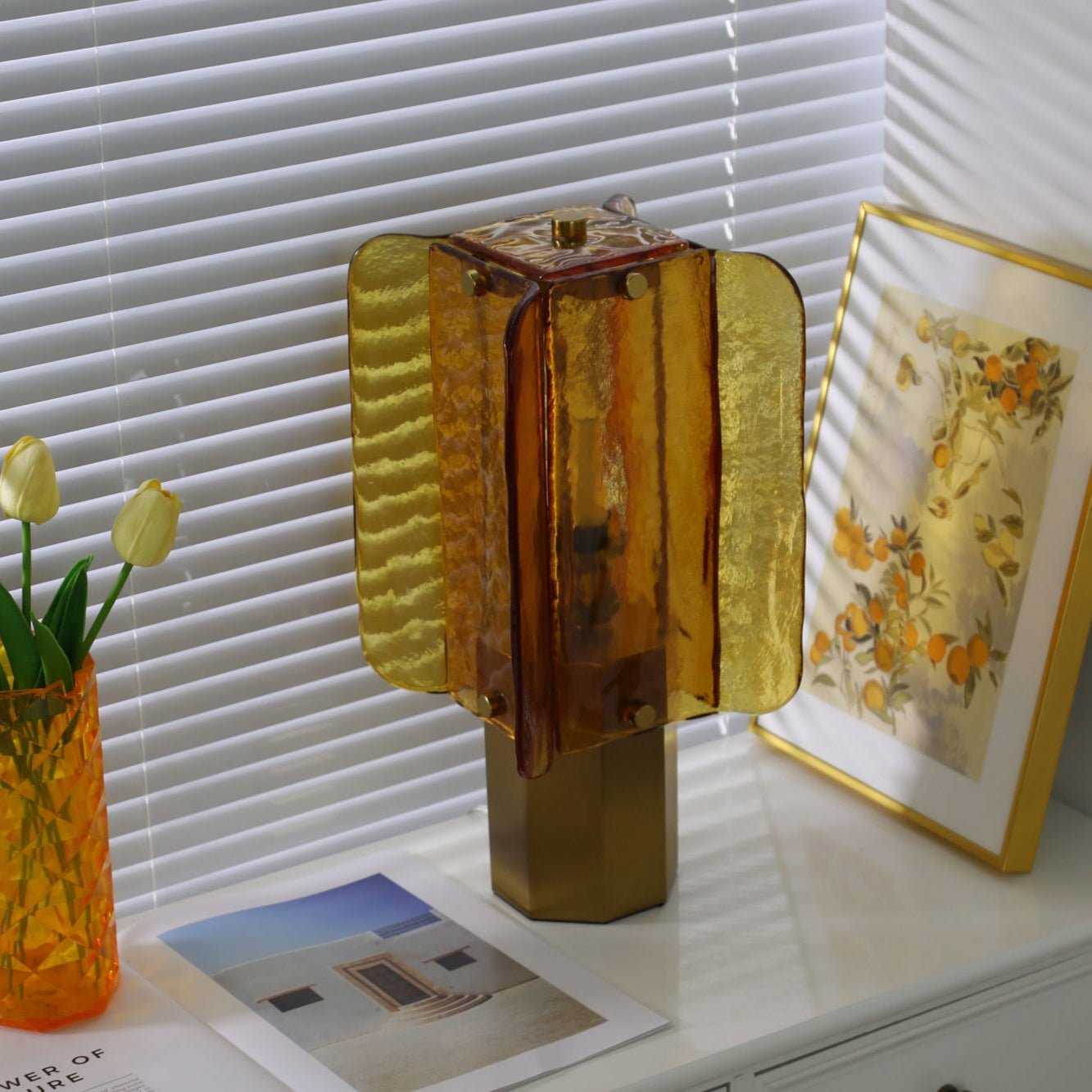 Aurelia Modern Glass Table Lamp