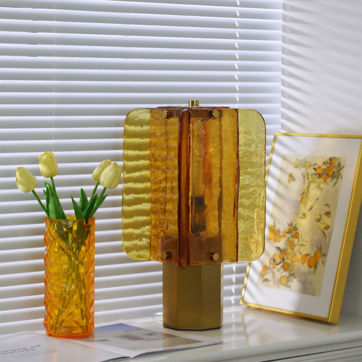 Aurelia Modern Glass Table Lamp