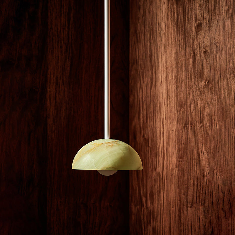 Eronex Modern Minimalist Elegance Brass Glass Pendant Lamp
