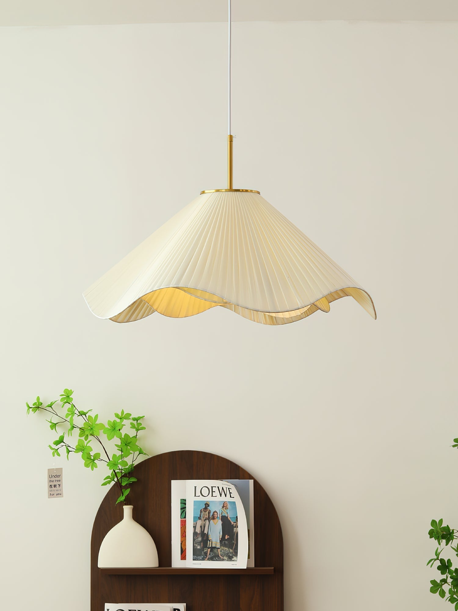 Drift Minimalist Fabric Pendant Light