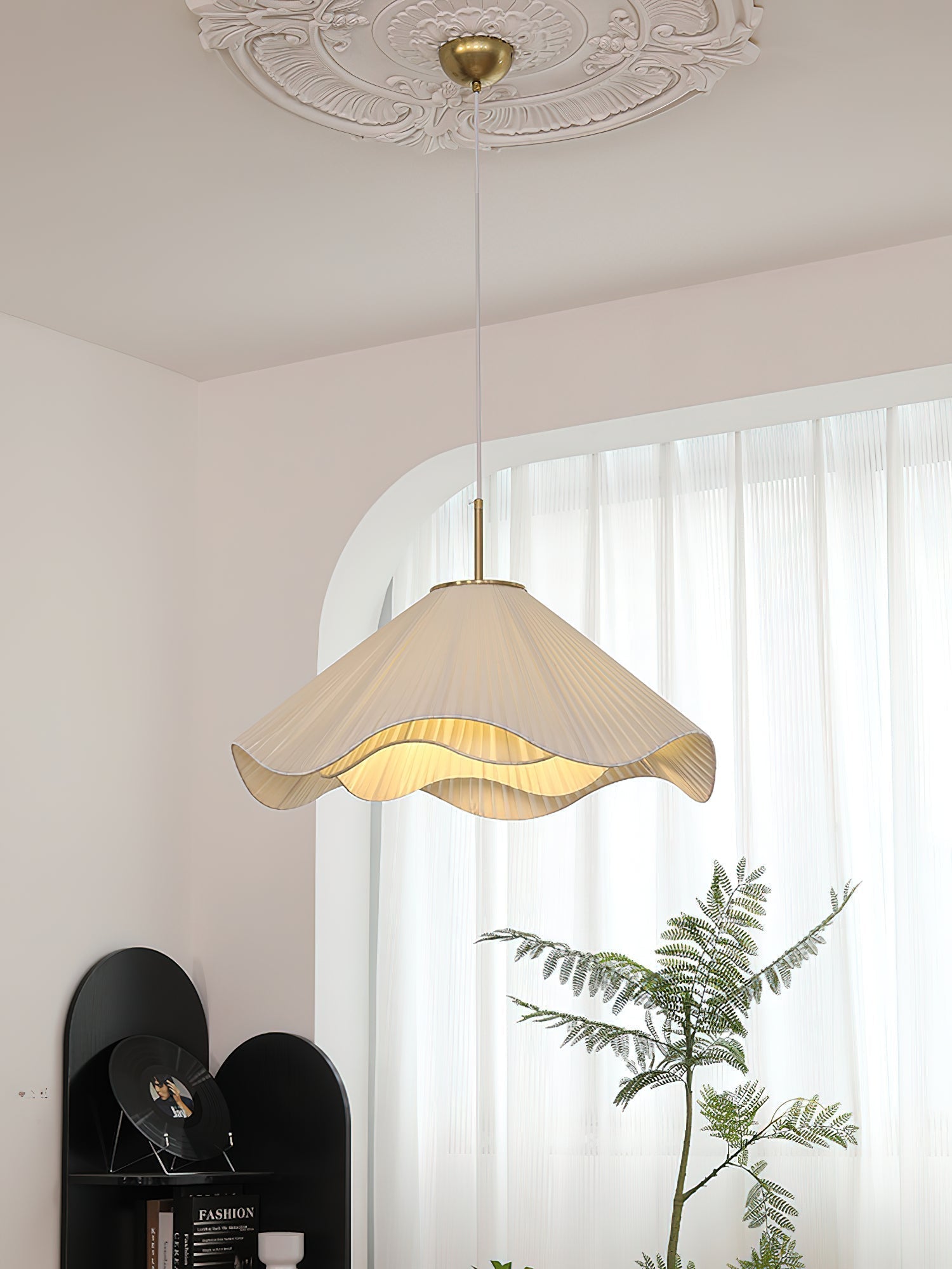 Drift Minimalist Fabric Pendant Light