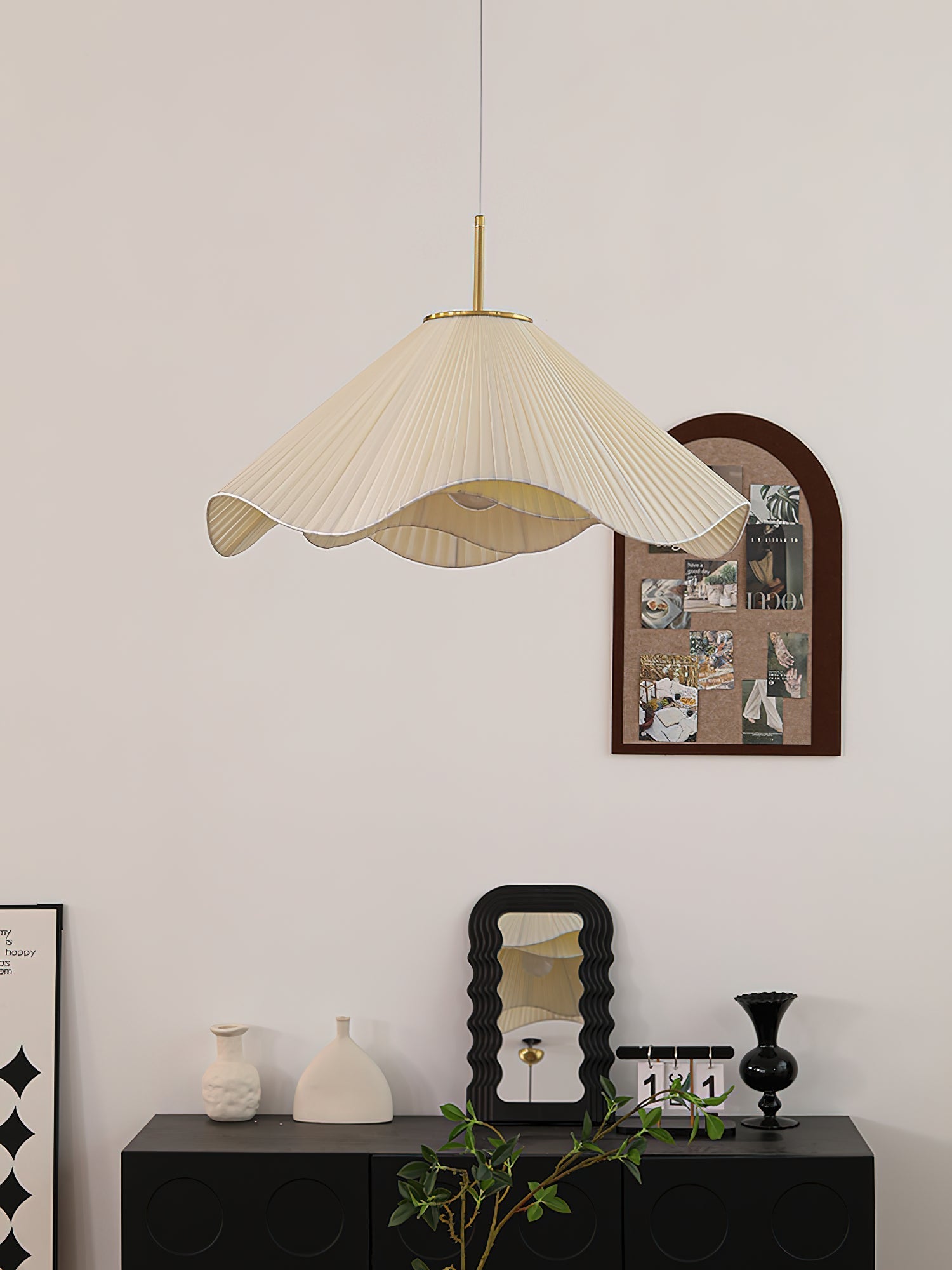 Drift Minimalist Fabric Pendant Light