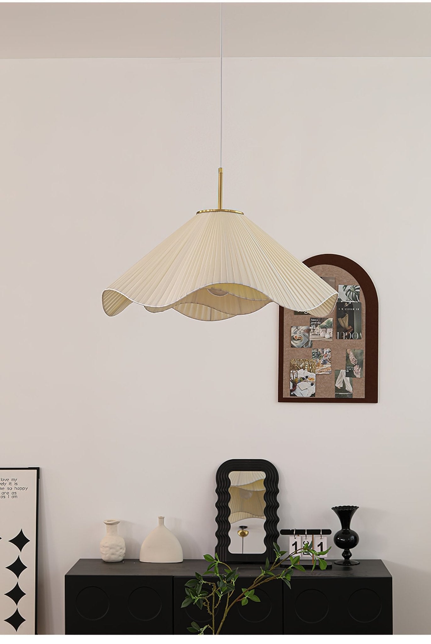 Drift Minimalist Fabric Pendant Light