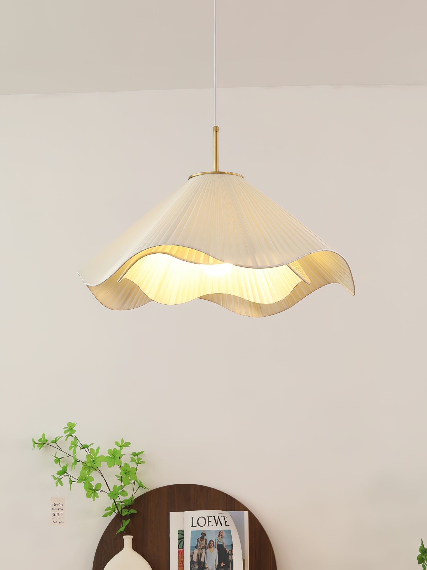 Drift Minimalist Fabric Pendant Light