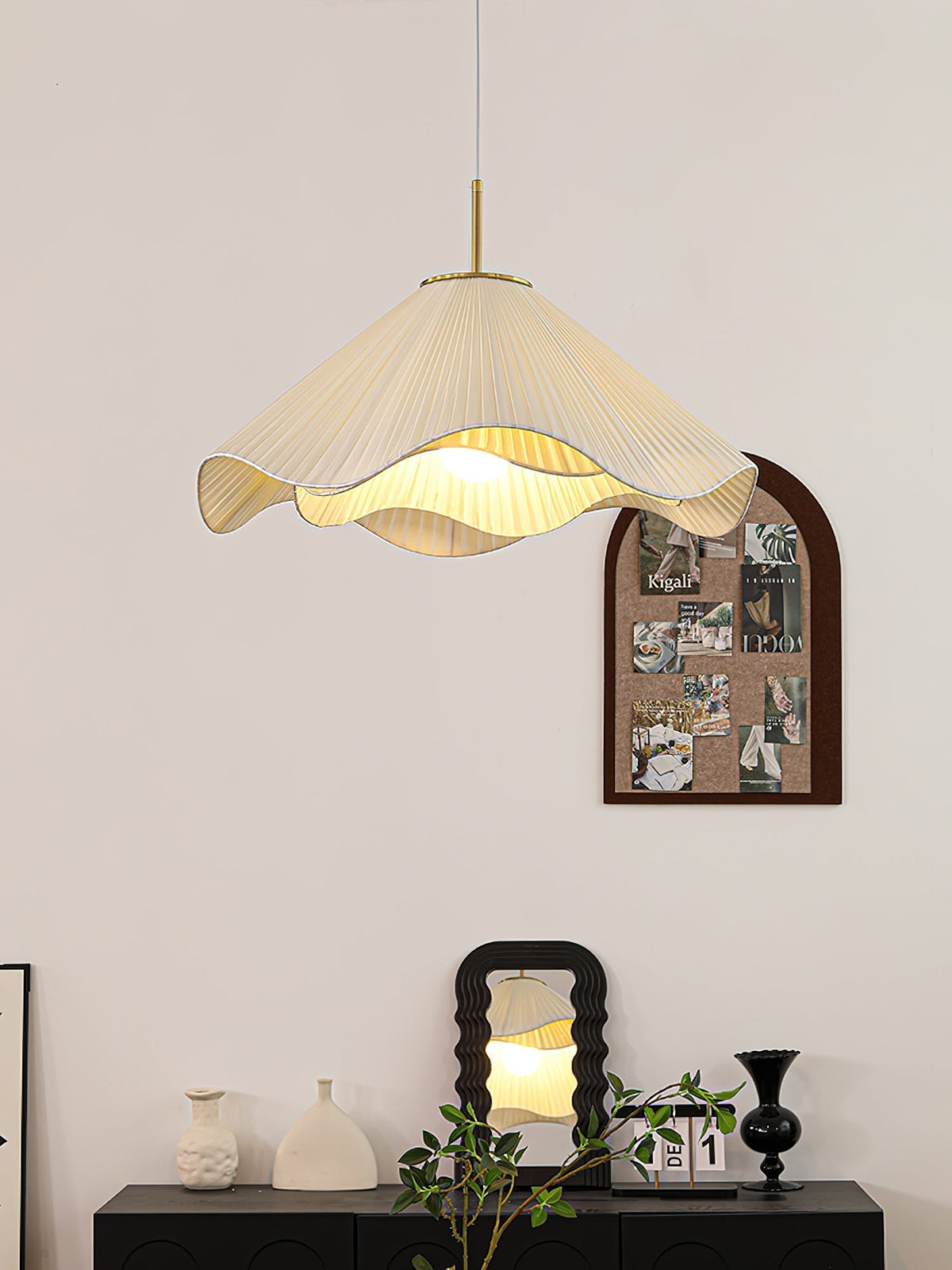Drift Minimalist Fabric Pendant Light
