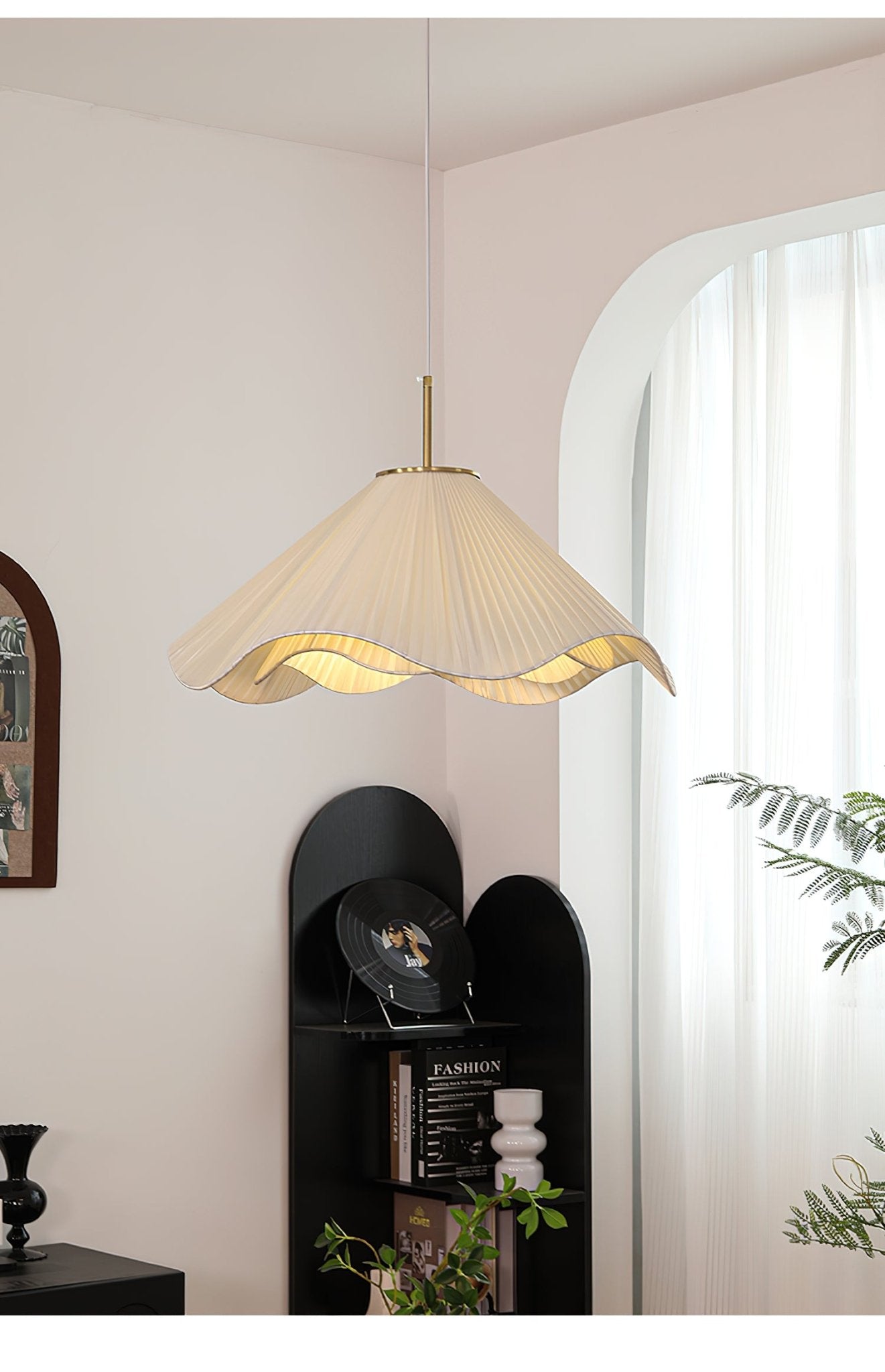 Drift Minimalist Fabric Pendant Light