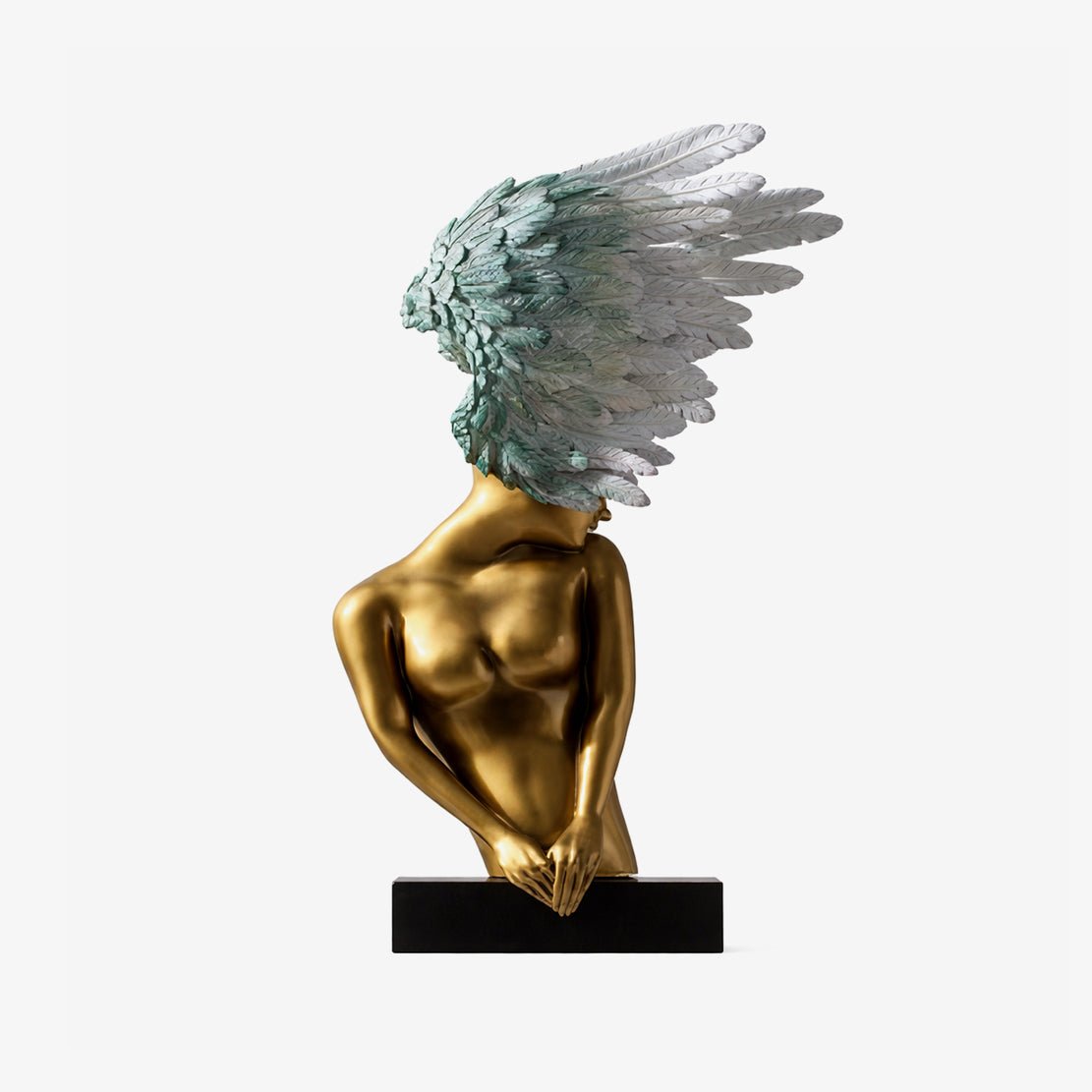Caelvian Winged Bust Sculpture