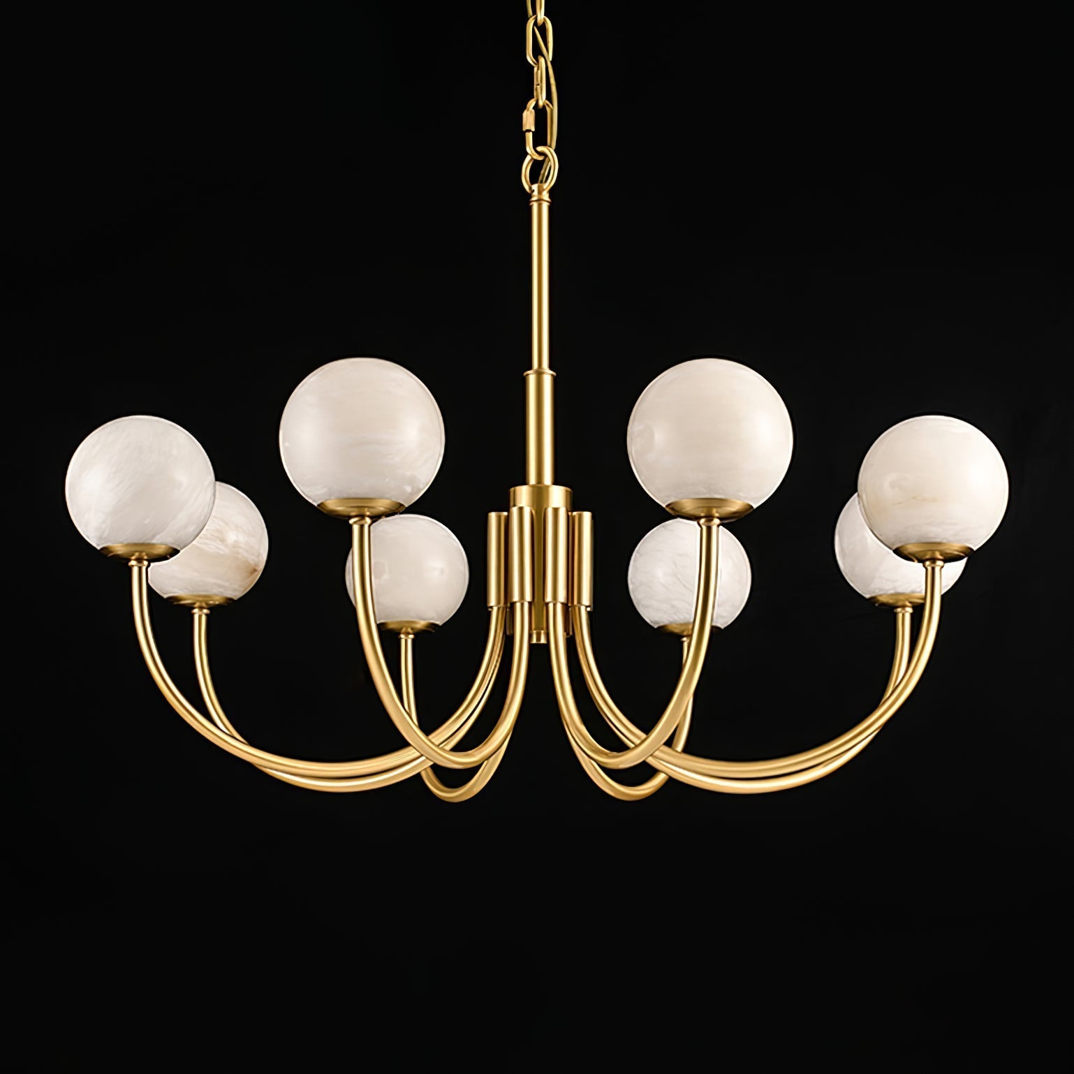 Alira Vintage Alabaster Chandelier Light