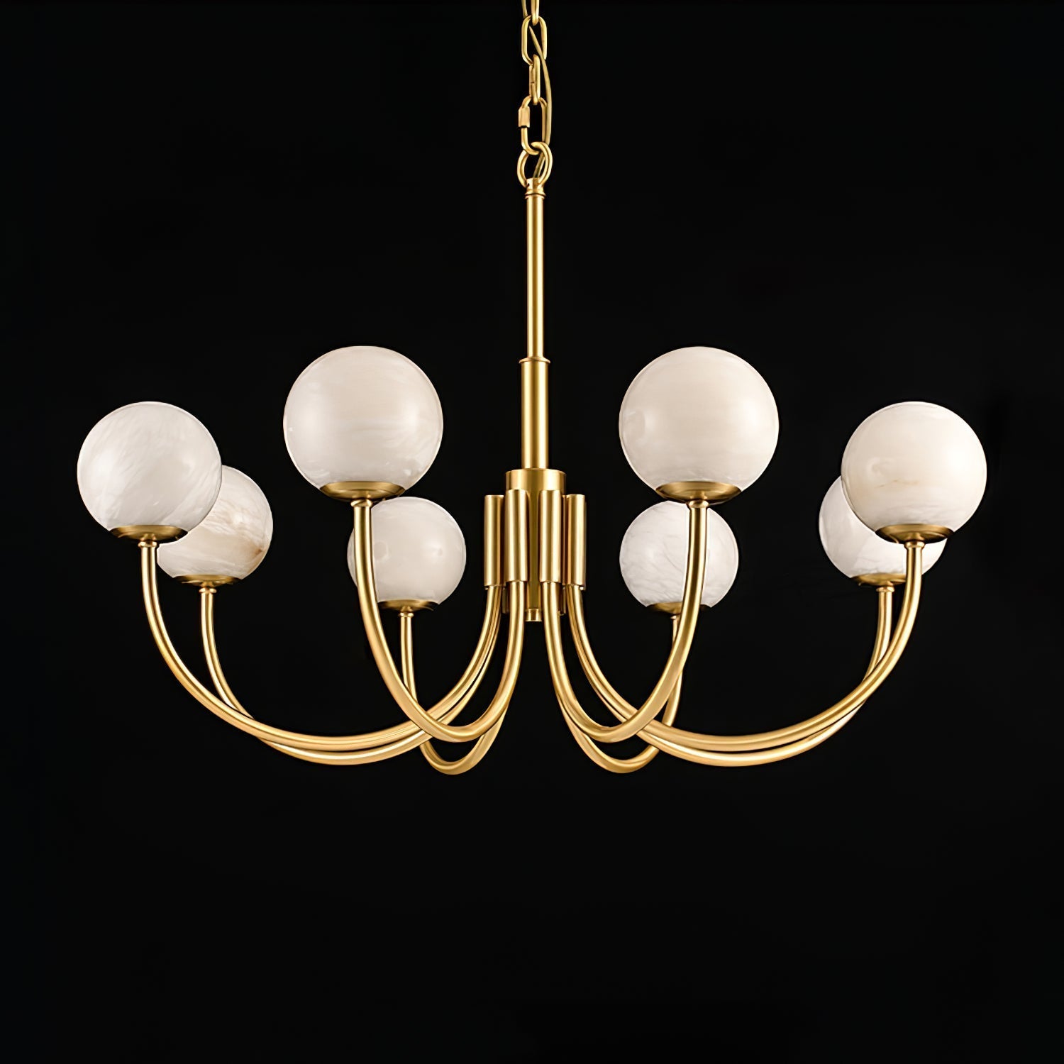 Alira Vintage Alabaster Chandelier Light