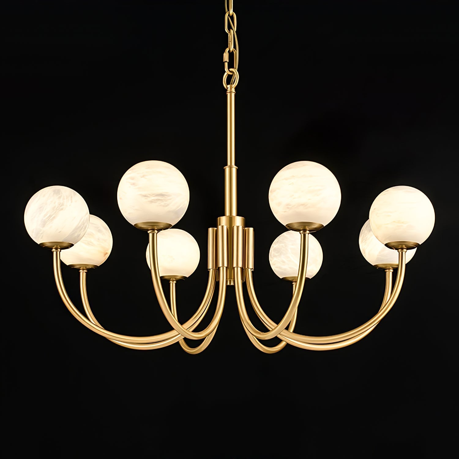 Alira Vintage Alabaster Chandelier Light