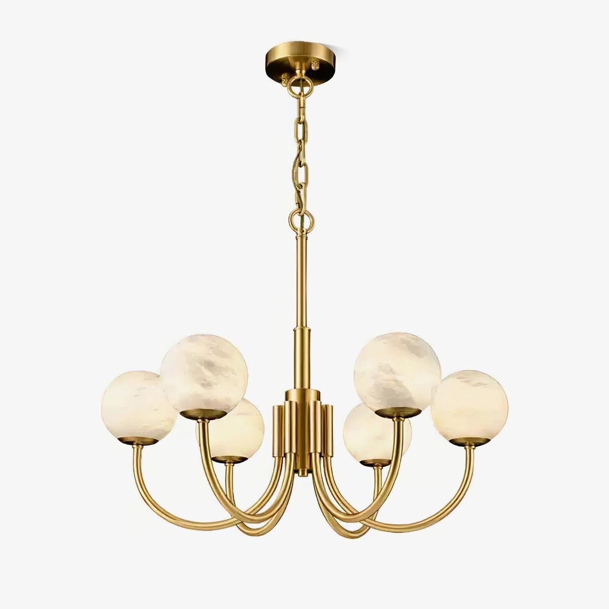 Alira Vintage Alabaster Chandelier Light