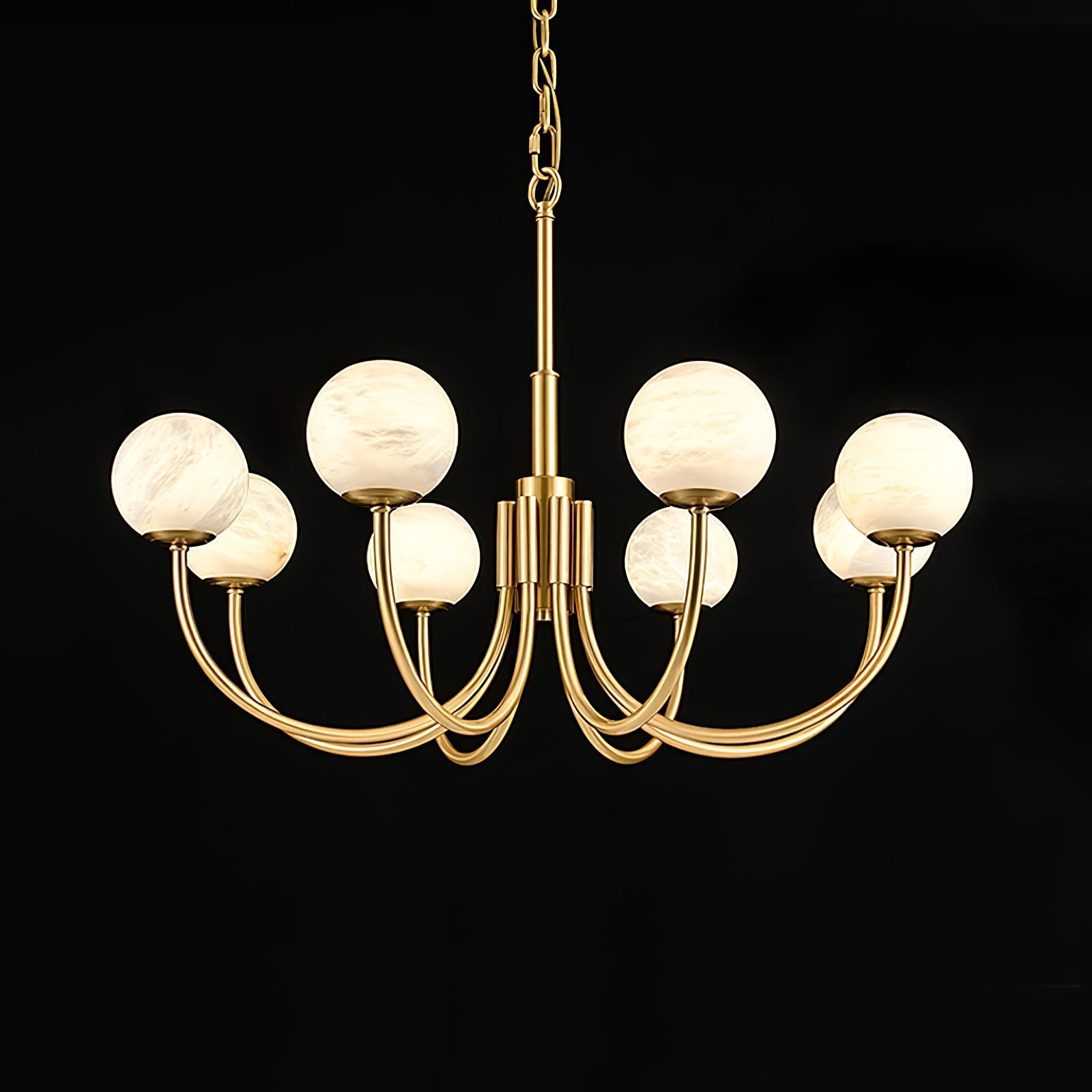 Alira Vintage Alabaster Chandelier Light