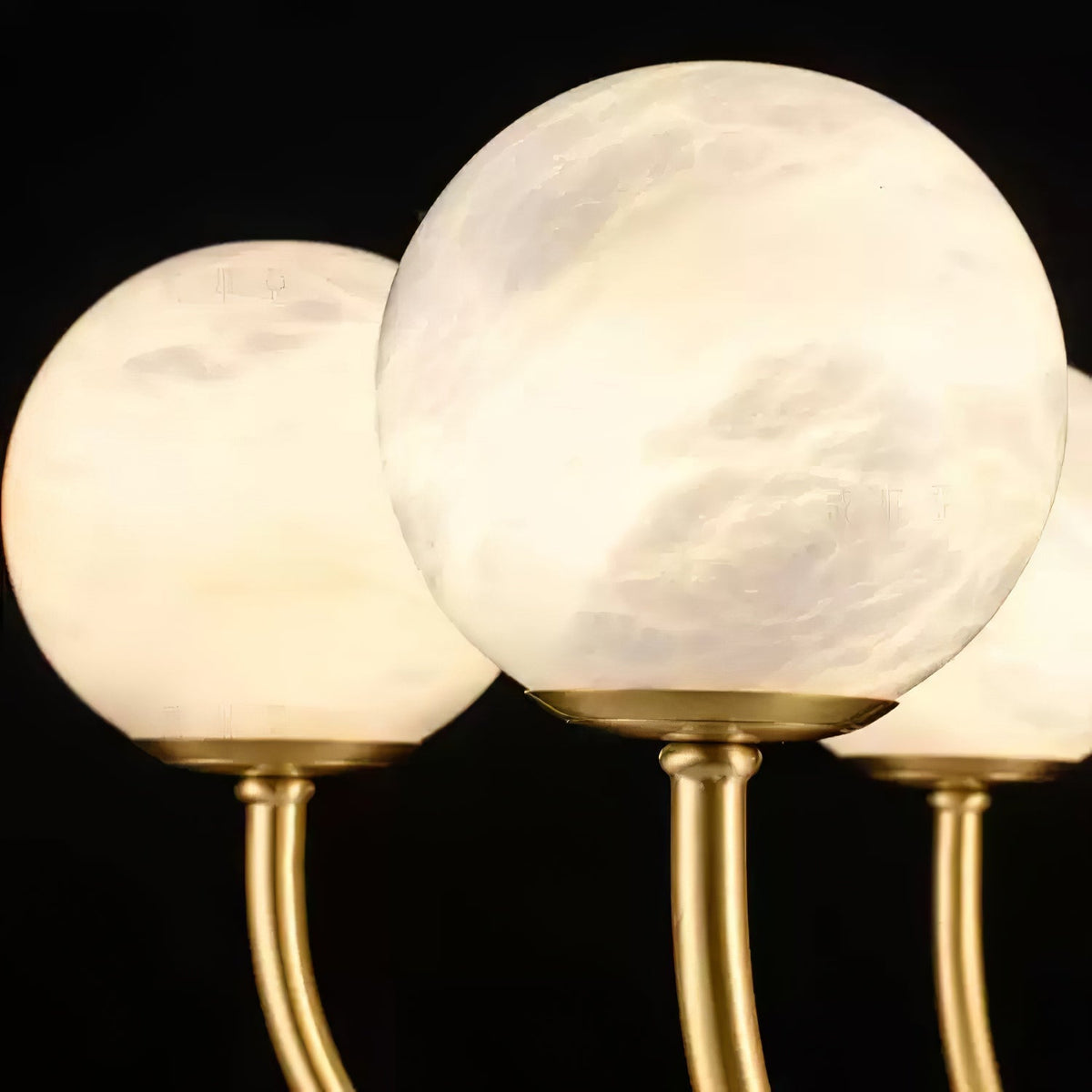 Alira Vintage Alabaster Chandelier Light