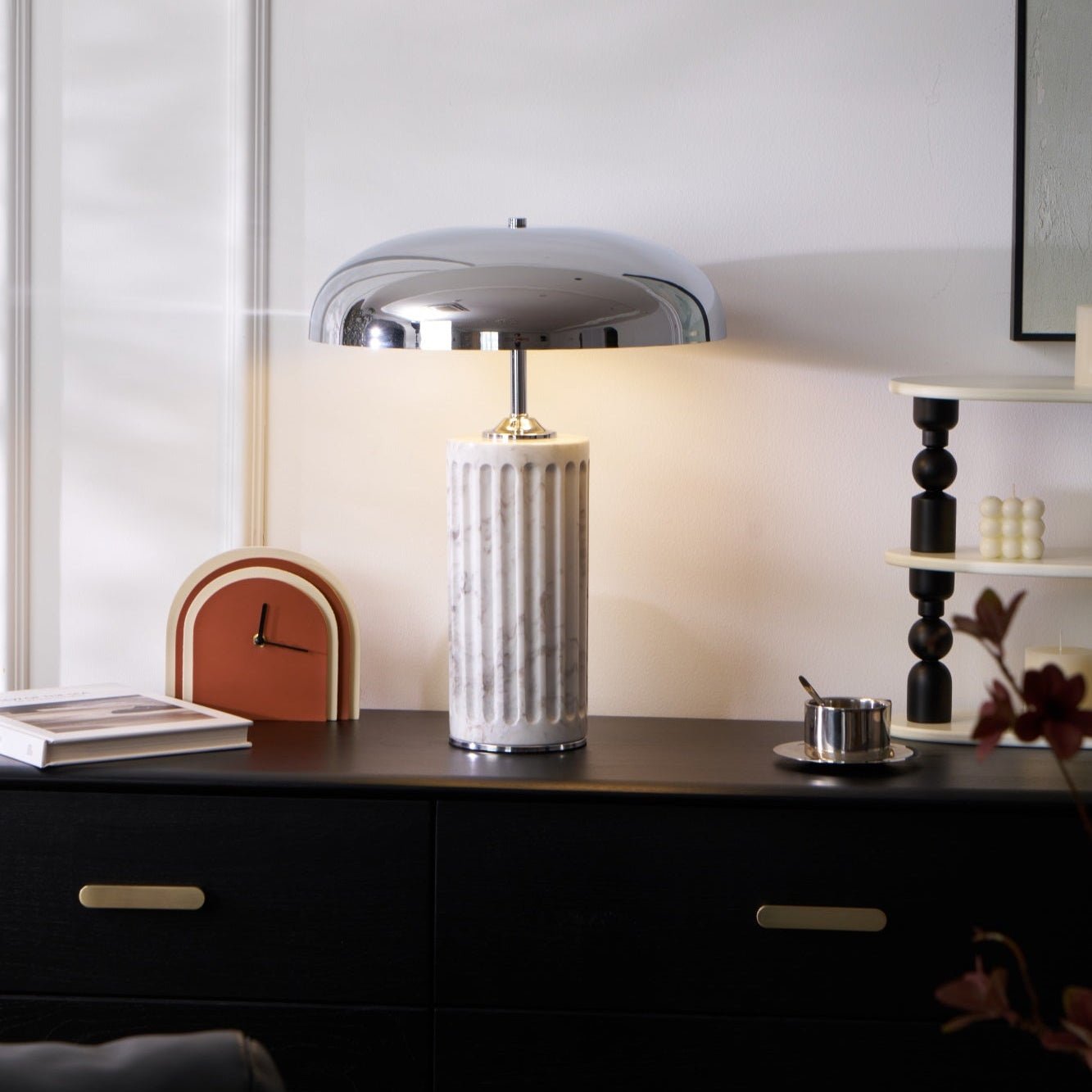 Zenith Modern Marble Table Lamp
