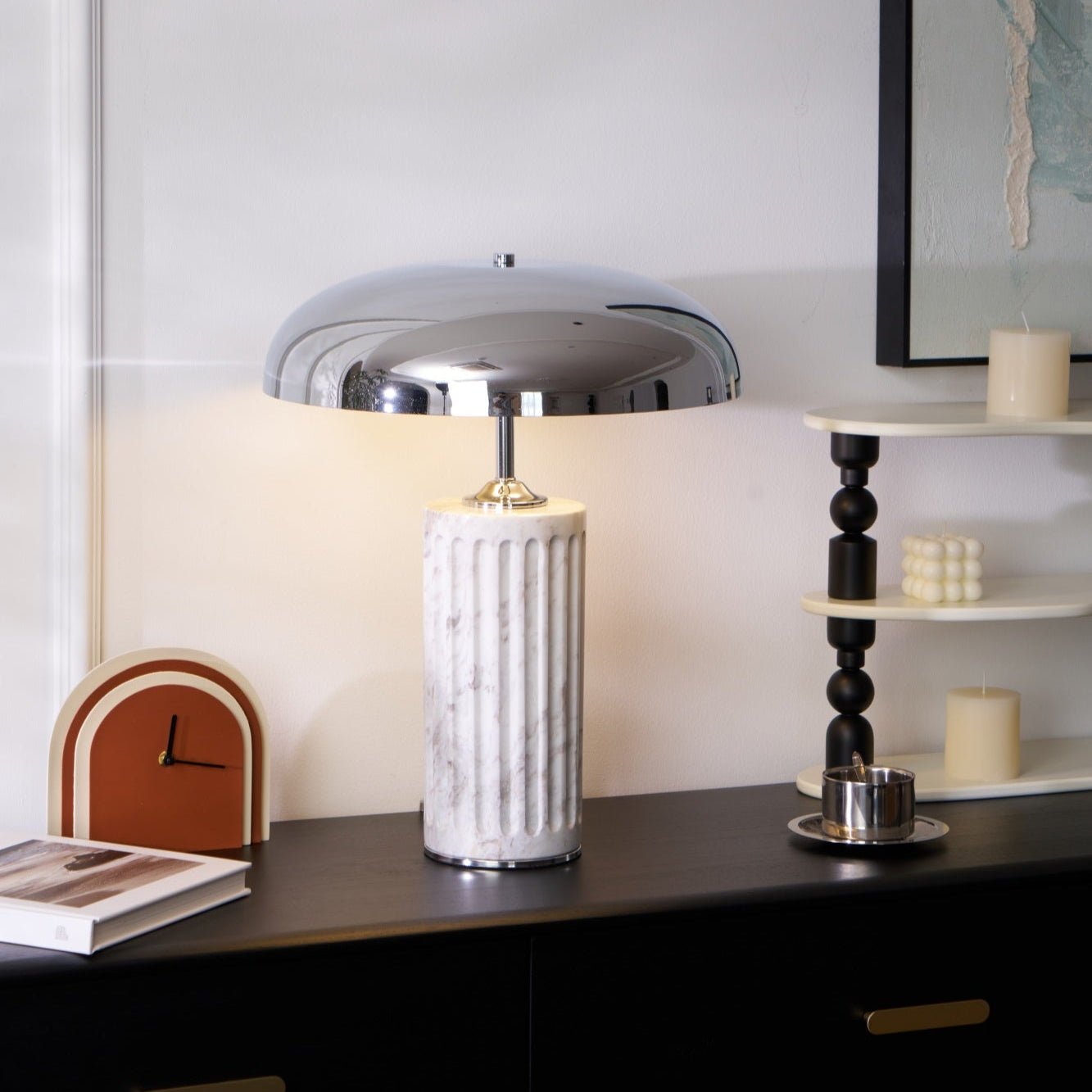 Zenith Modern Marble Table Lamp