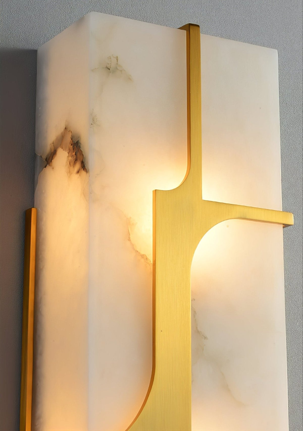 Ocarionis Geometric Alabaster Wall Light