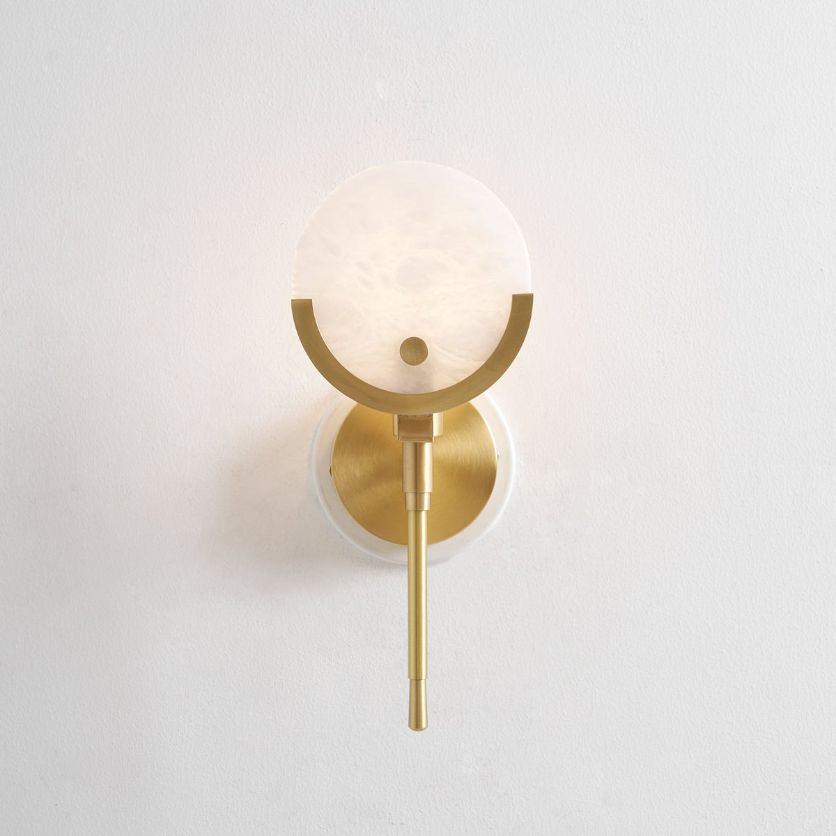 Aminex Sphere Alabaster Wall Light