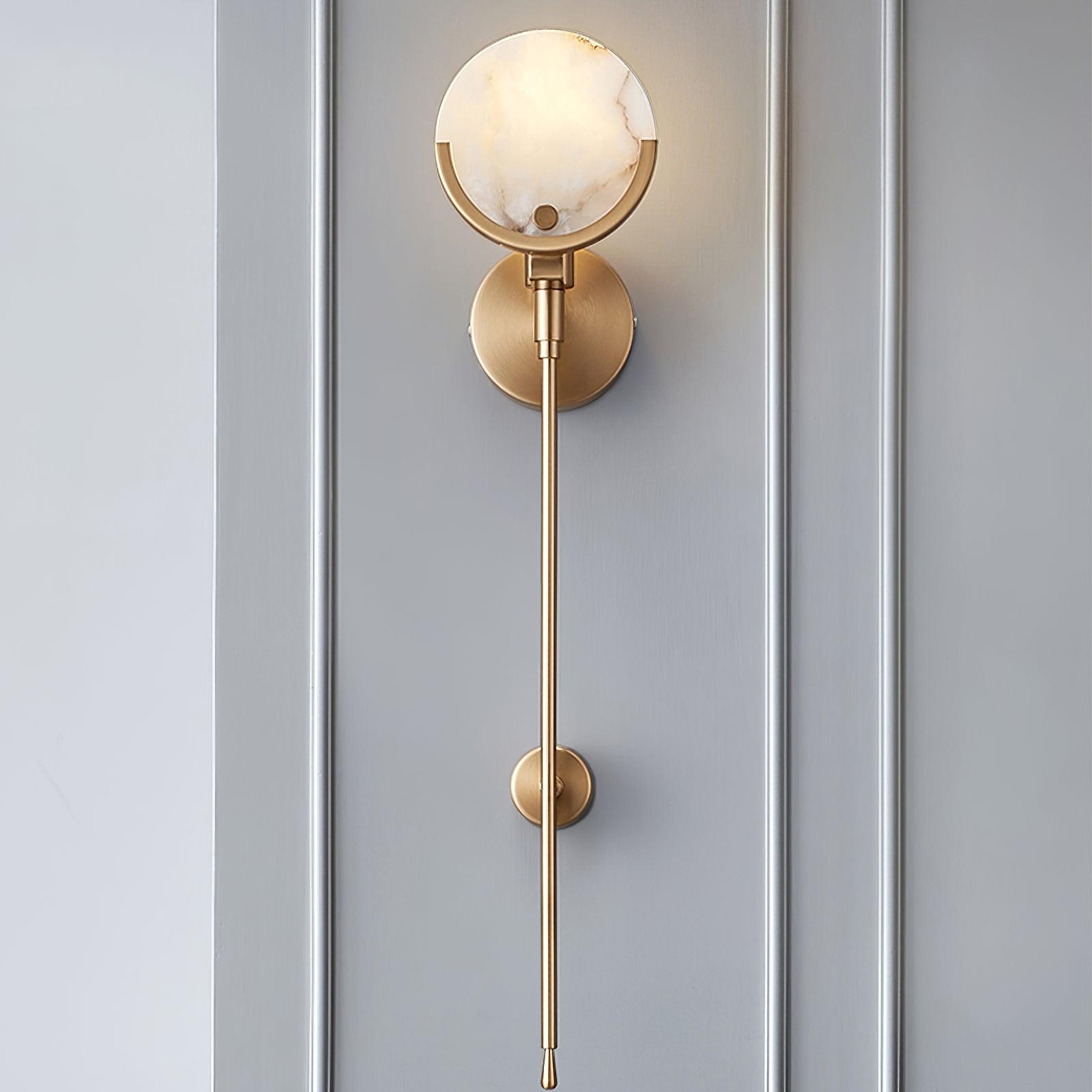 Aminex Sphere Alabaster Wall Light