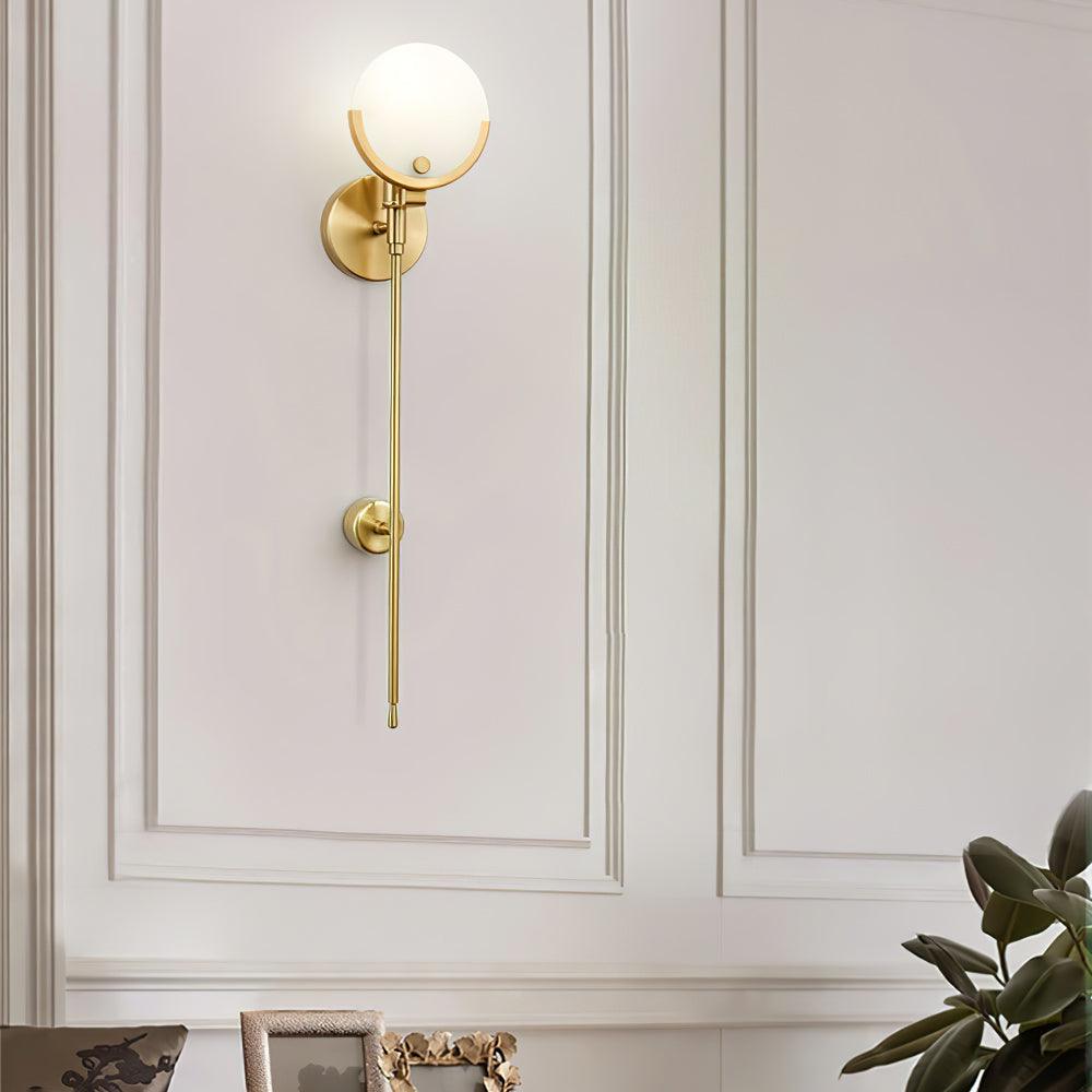 Aminex Sphere Alabaster Wall Light