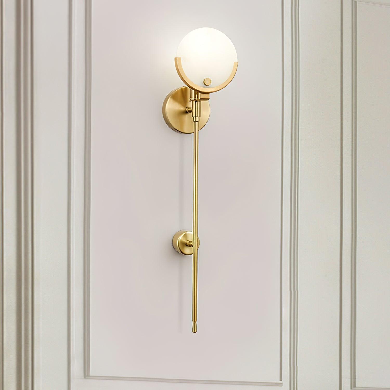 Aminex Sphere Alabaster Wall Light