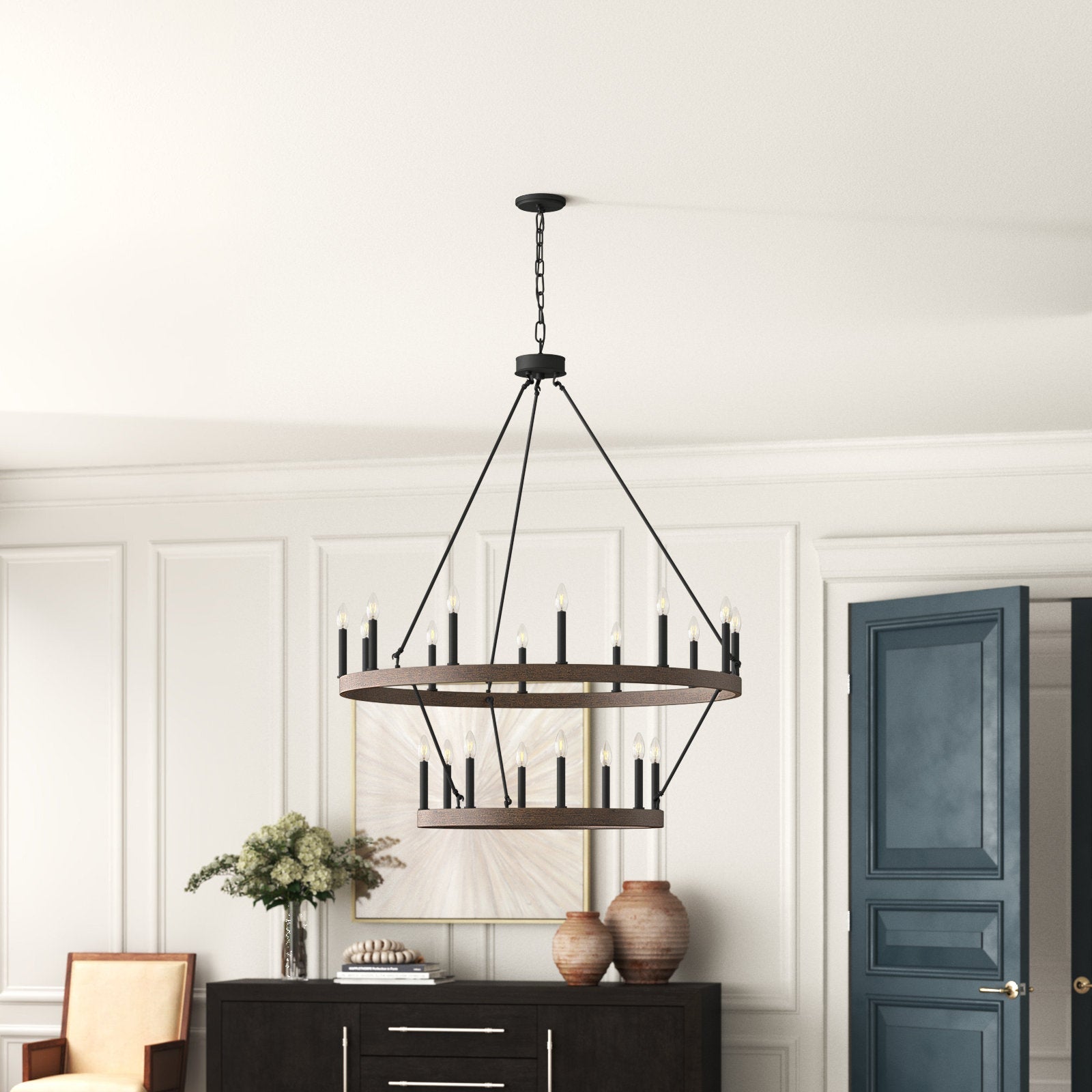 Mjolkuvyo Modern Minimalist Metal Chandelier