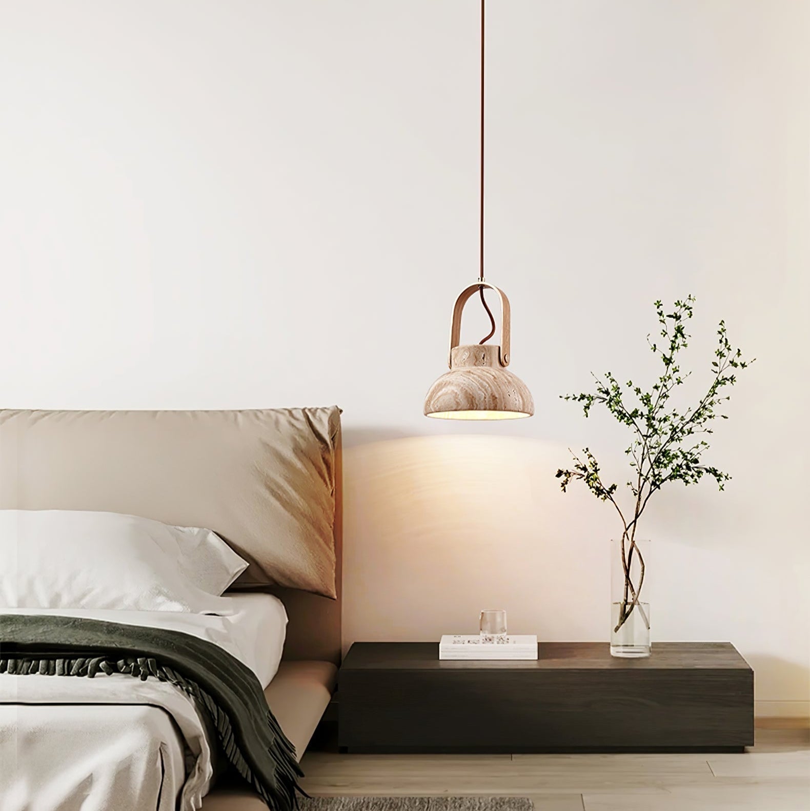 Frix Travertine Pendant Light