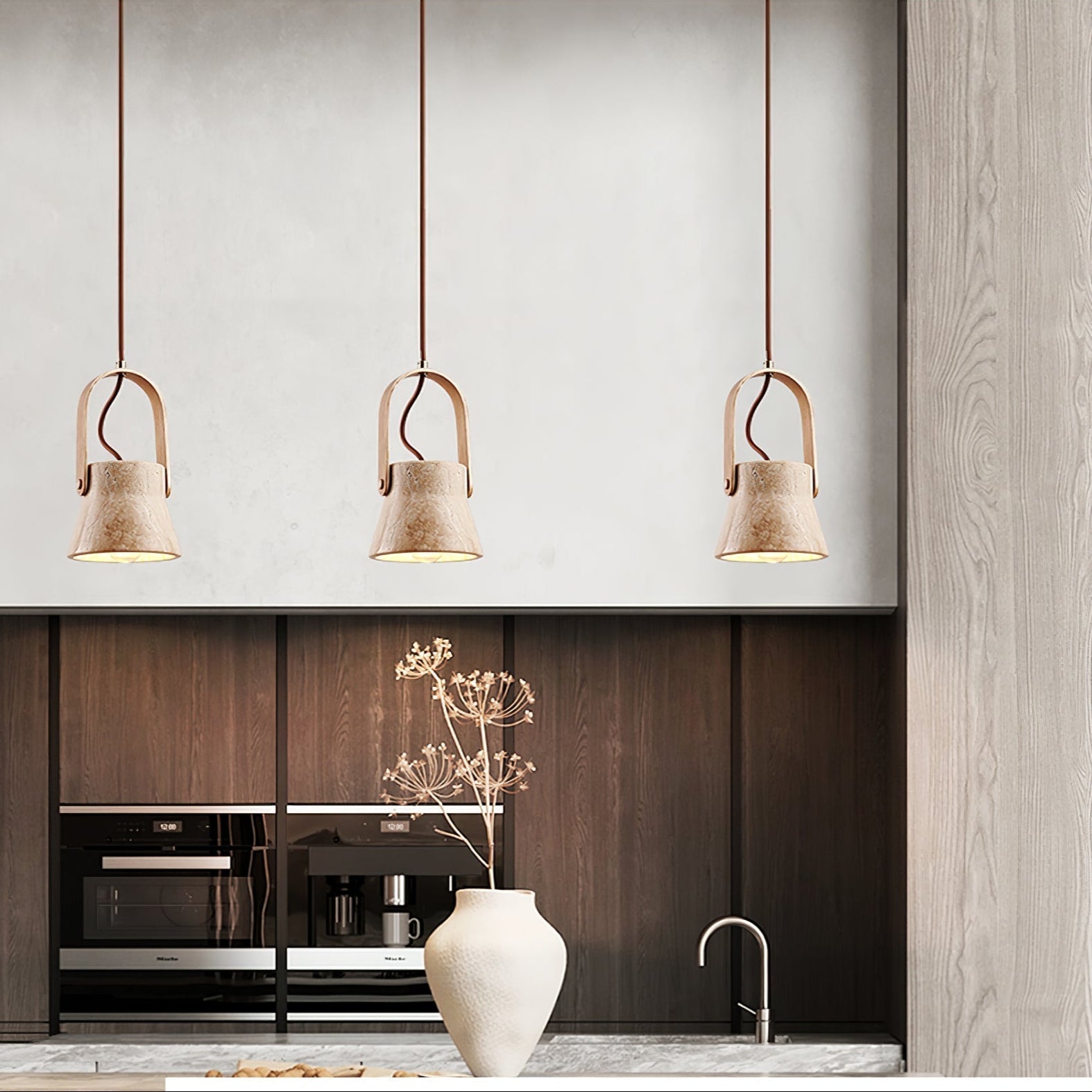 Frix Travertine Pendant Light