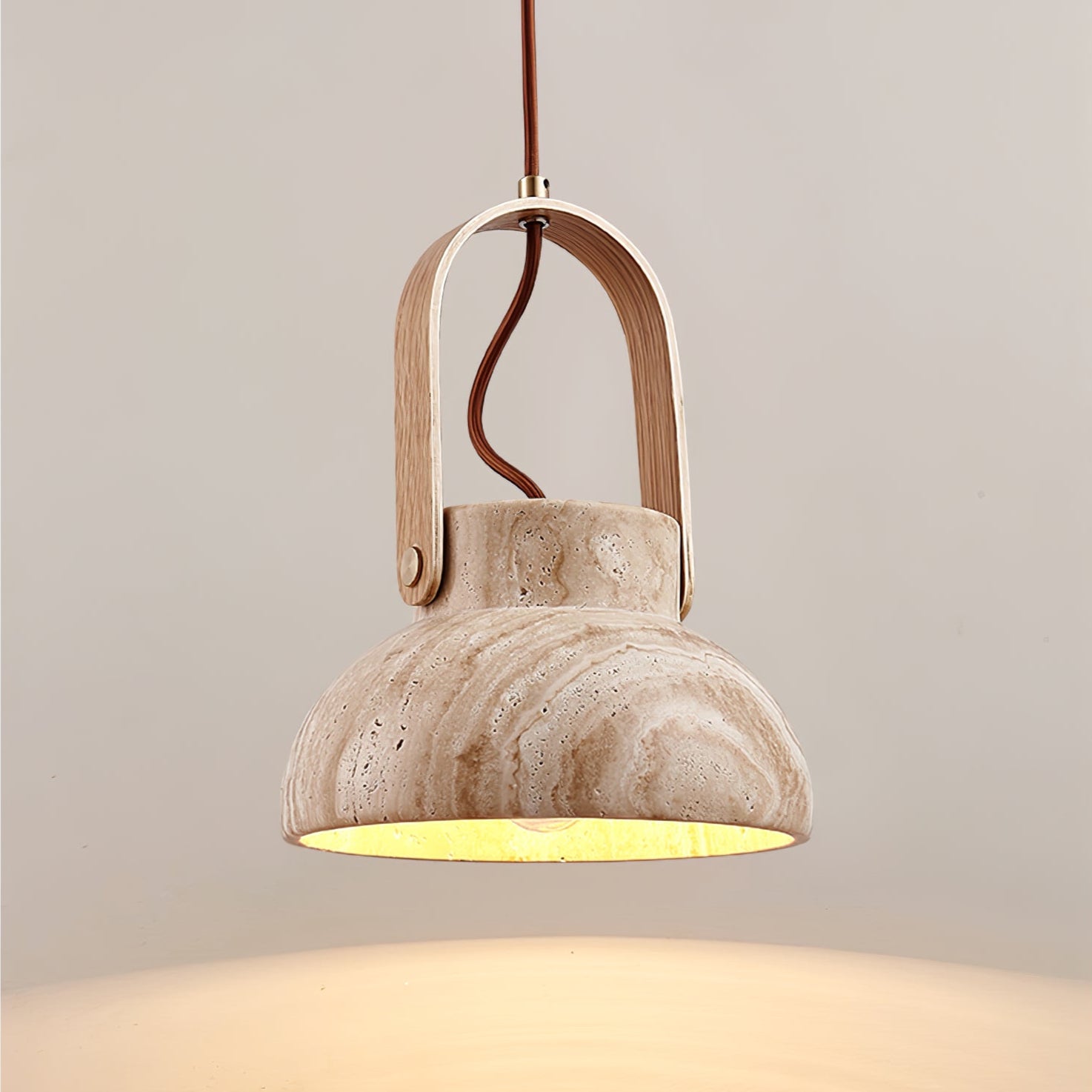 Frix Travertine Pendant Light