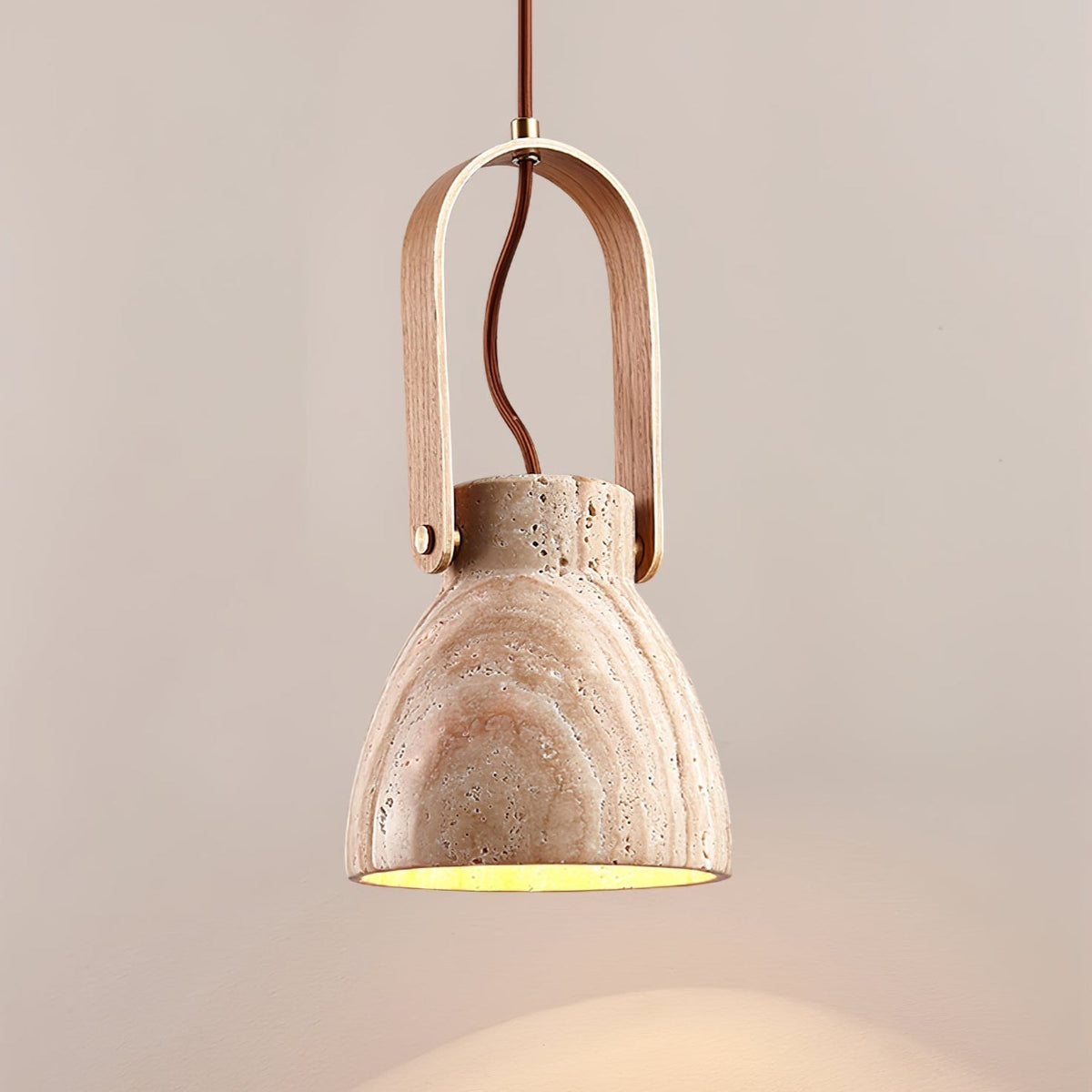 Frix Travertine Pendant Light