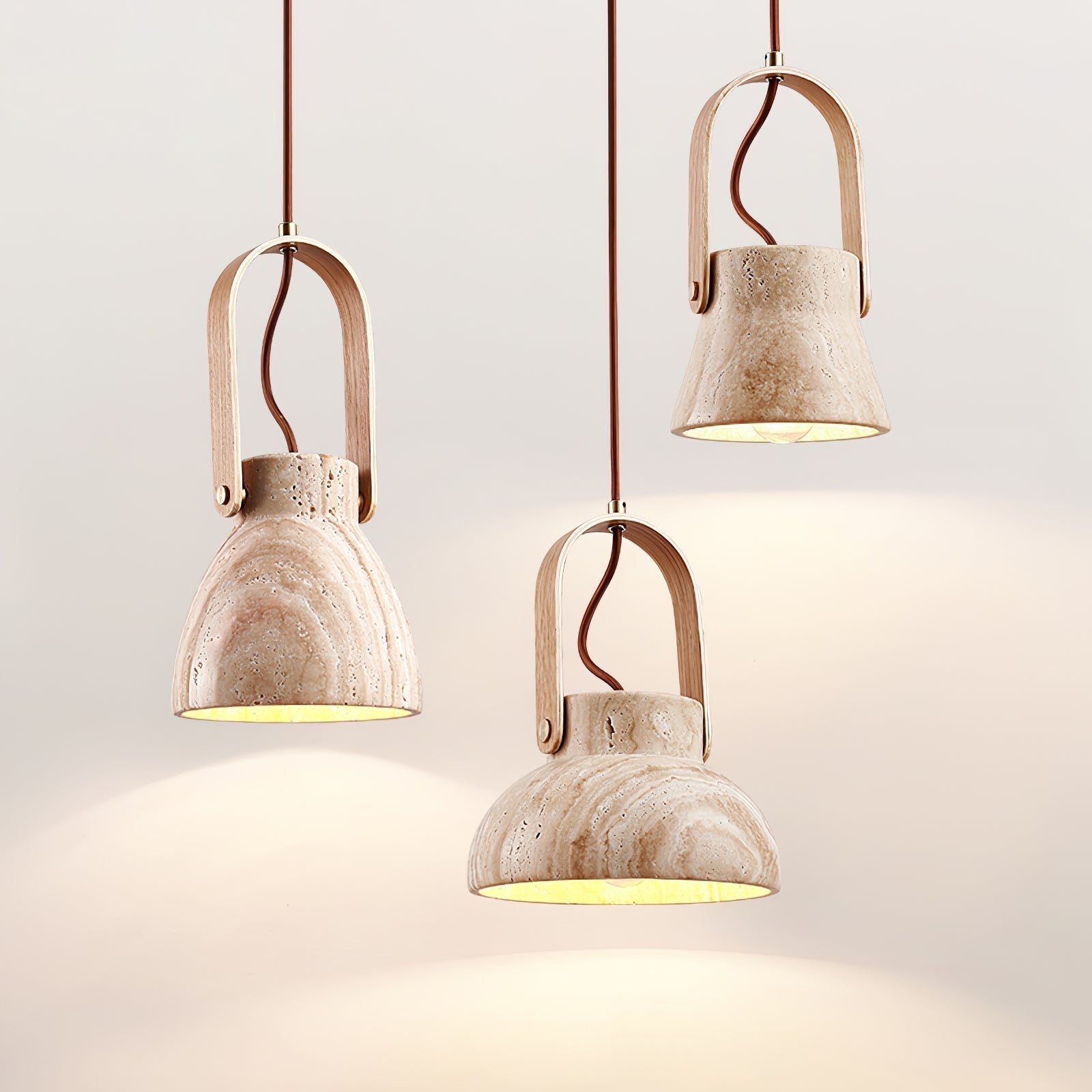 Frix Travertine Pendant Light