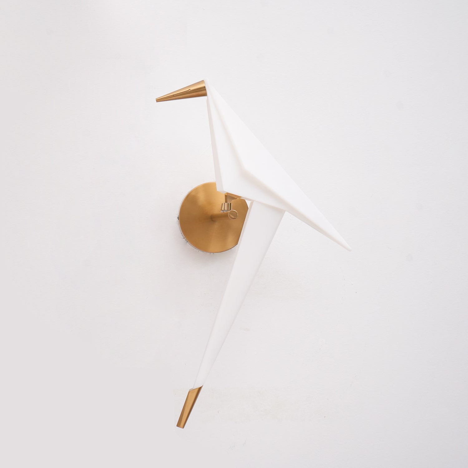 Visileth Nordic Art Crane Plug-In Wall Lamp