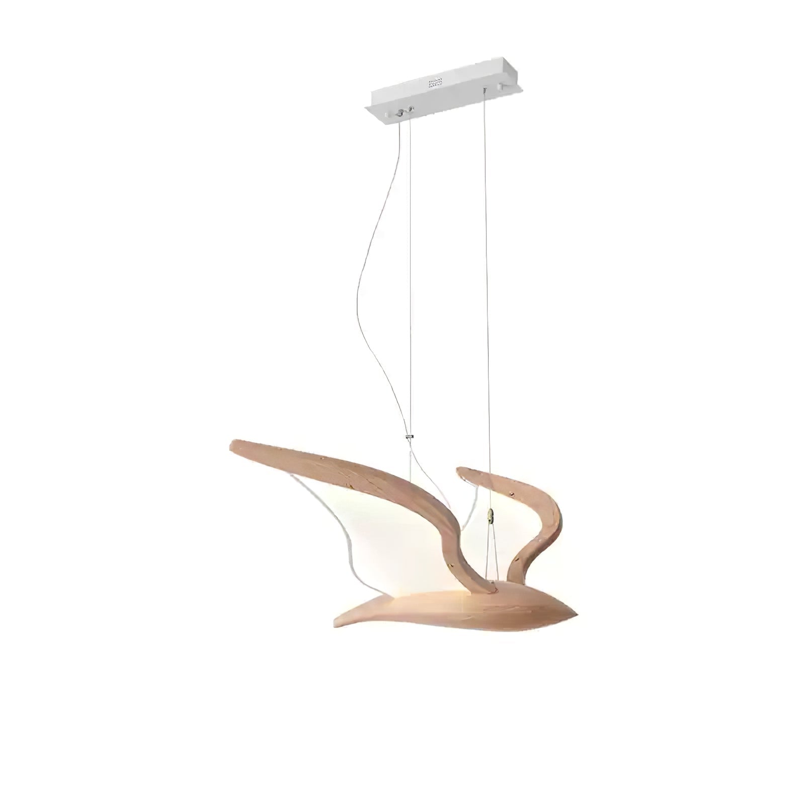 Lyvynia Organic Wood Pendant Light
