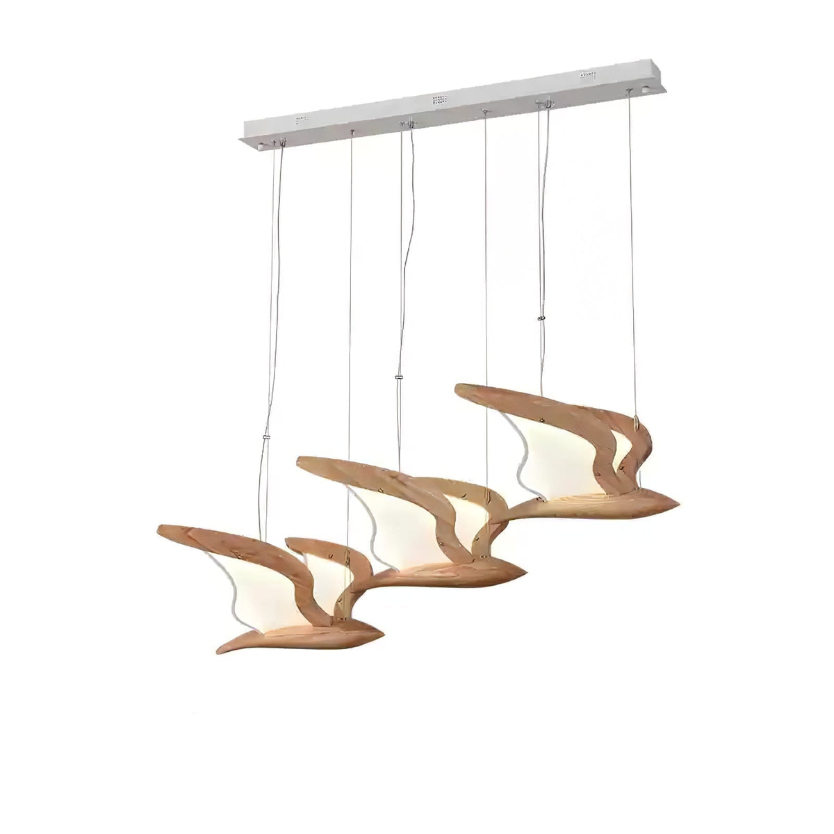 Lyvynia Organic Wood Pendant Light