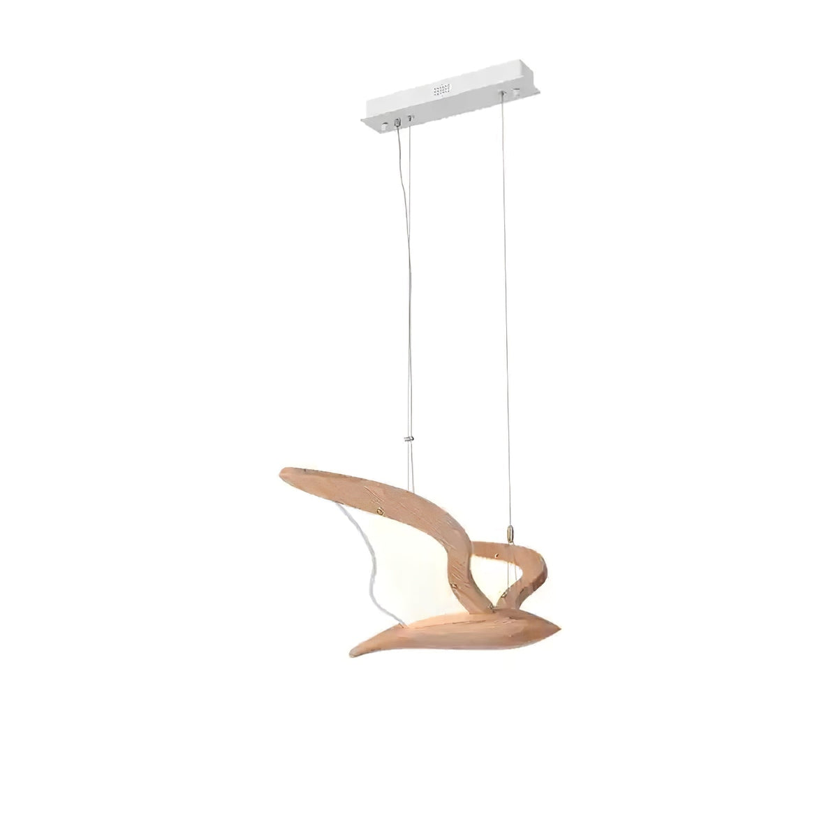 Lyvynia Organic Wood Pendant Light