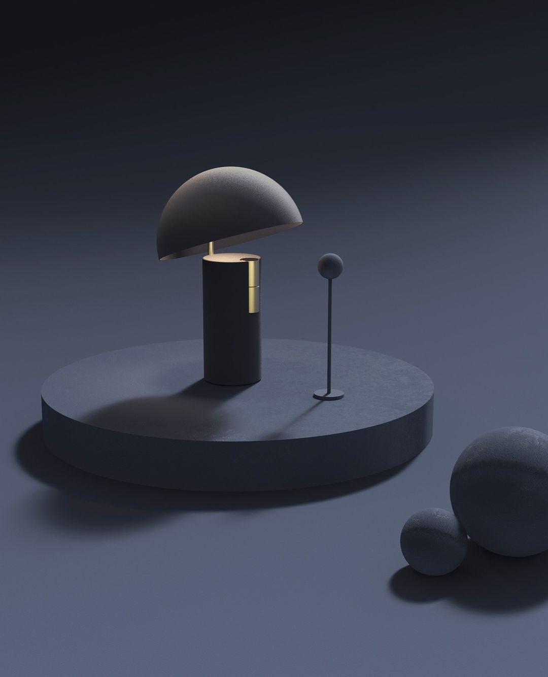 Veroca Steel Industrial Table Lamp