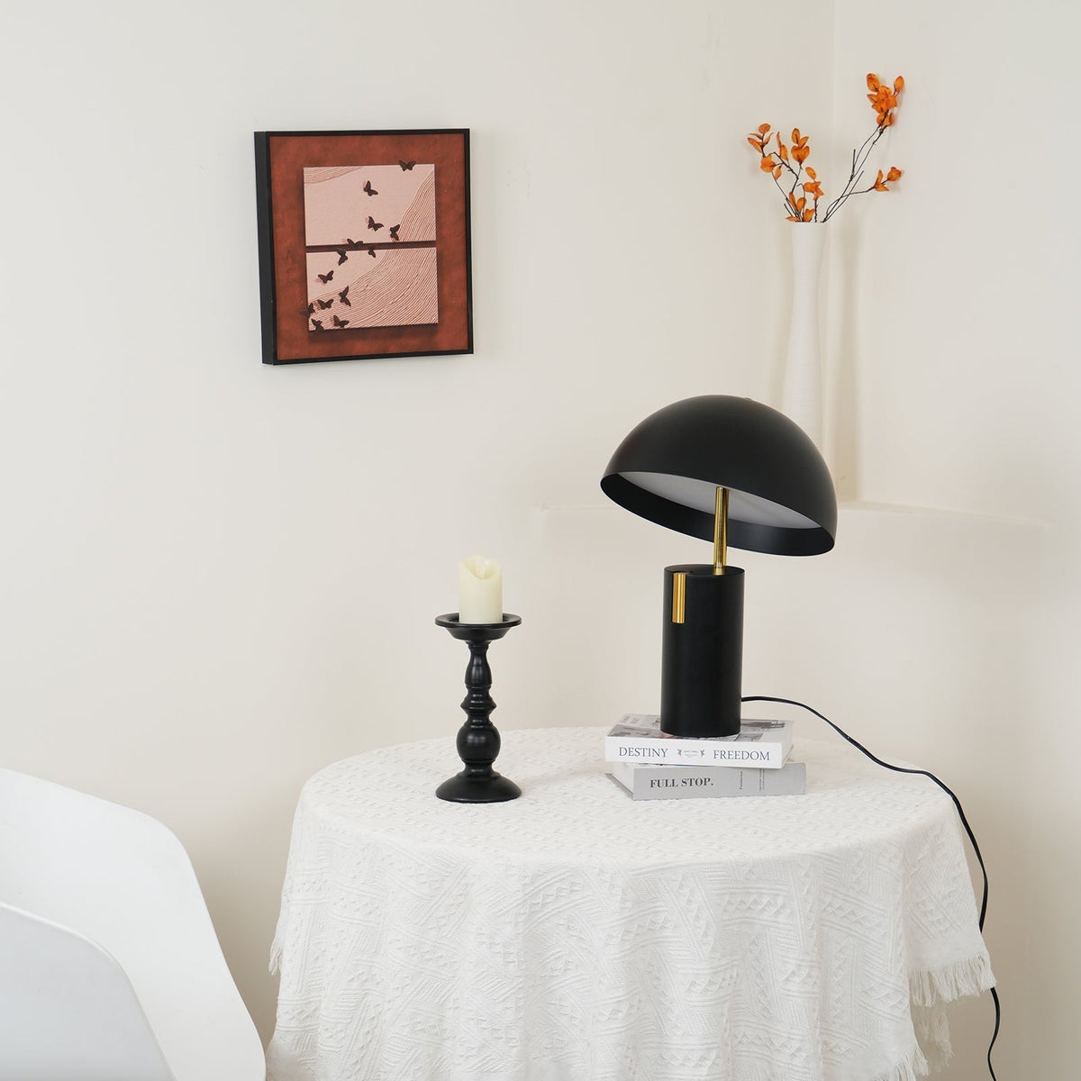 Veroca Steel Industrial Table Lamp