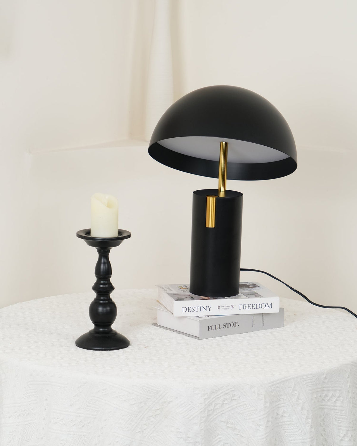 Veroca Steel Industrial Table Lamp