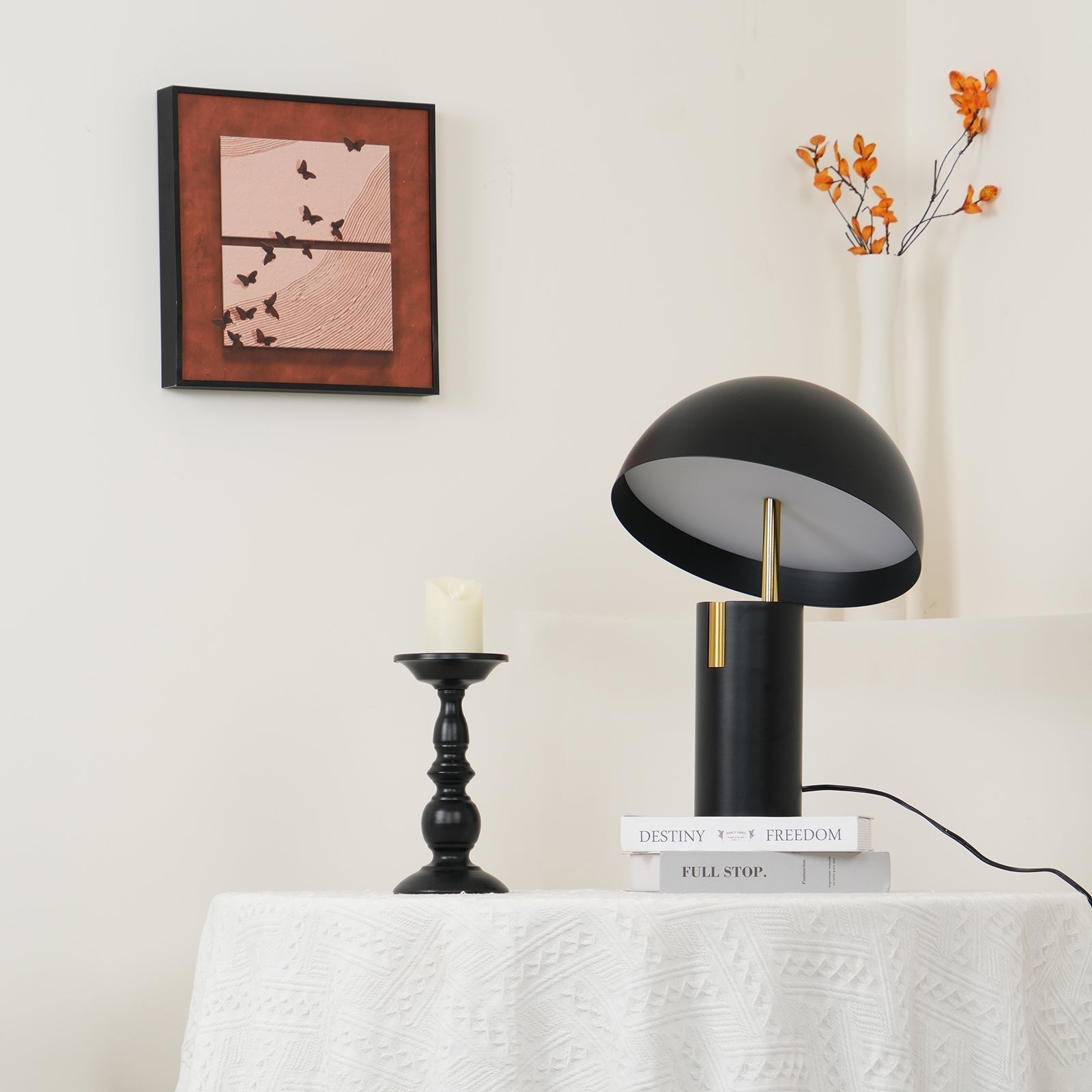 Veroca Steel Industrial Table Lamp