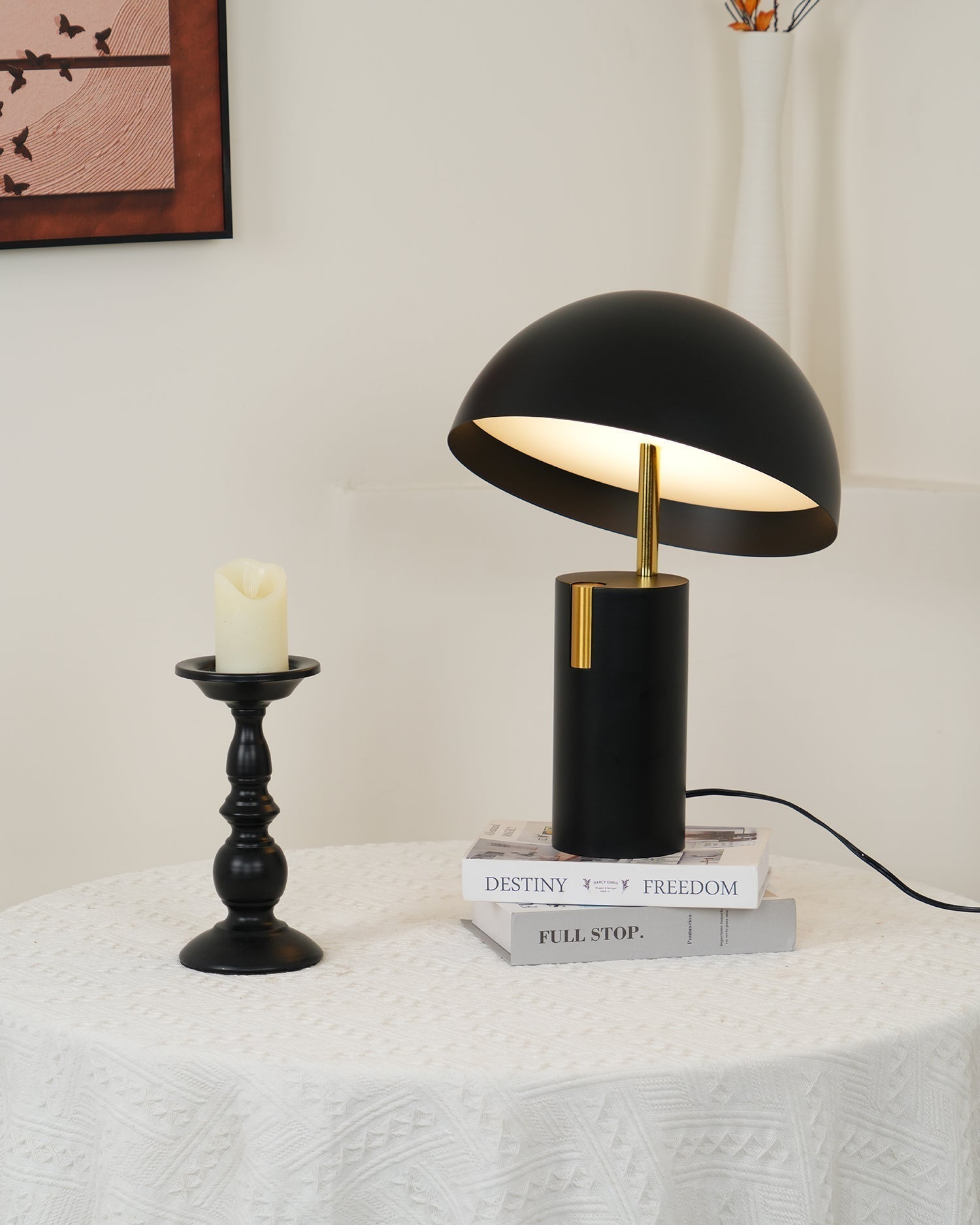 Veroca Steel Industrial Table Lamp