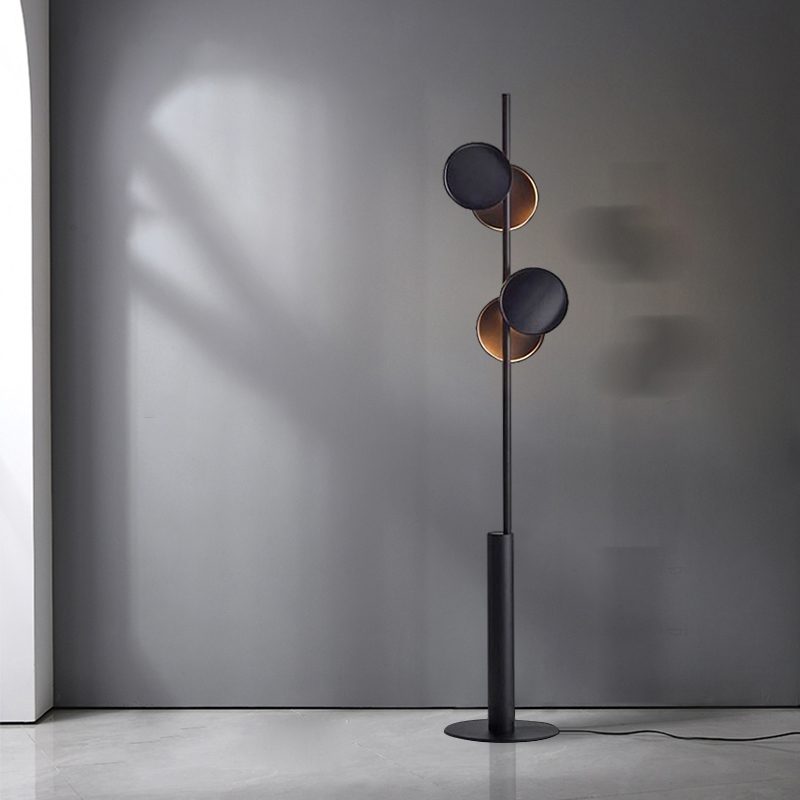 Munell Black Acrylic Floor Lamp