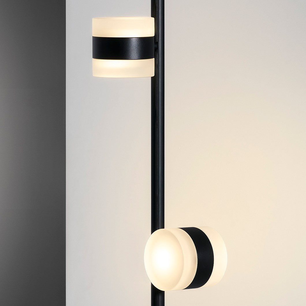 Munell Black Acrylic Floor Lamp