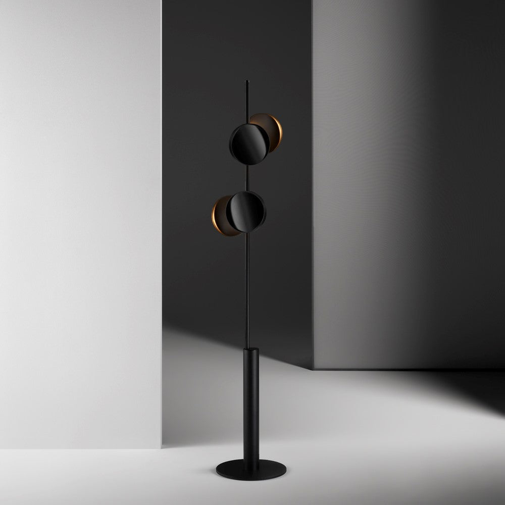 Munell Black Acrylic Floor Lamp